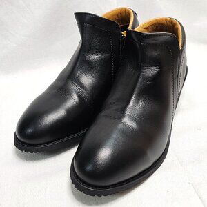 Xena Work Boots Omega EH Work Black Steel Toe Heels Women's Size 8.5W EU 39